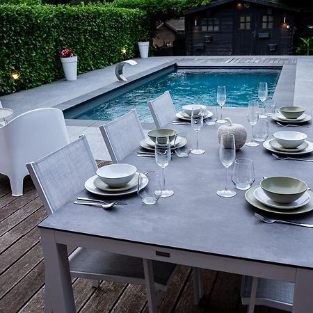 Chez Sabine Et Eric Maison Pour 6 Personnes Avec Piscine Chauffee Andenne Exterior foto